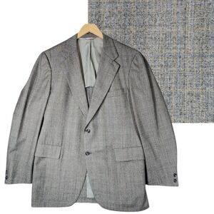 Vtg H Freeman Nordstrom Blazer sz 46XL Mens Wool Gray Naturalaire Sport Coat USA